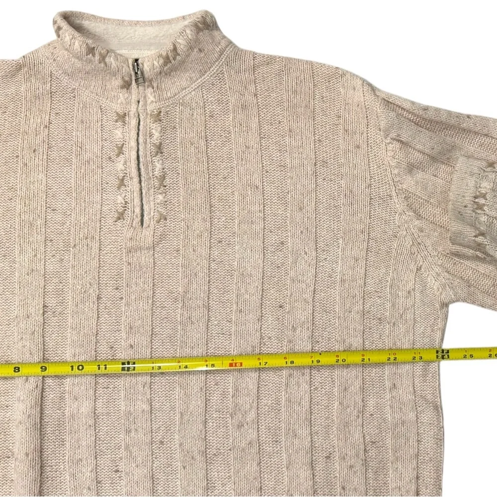 Woolrich Beige Zip-Up Sweater‎ Men’s XL